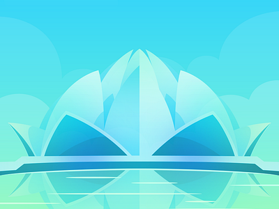 Piano Rhythm Tiles: Lotus Temple app background game illustration india india landscape landscape lotus magic tiles music music app music game music tiles piano piano app piano game piano tiles temple