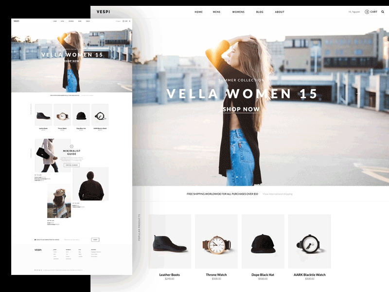 A Seamless Shopping Experience for Fashion Lovers ecommerce fashion landingpage uidesign uxdesign web webdesign