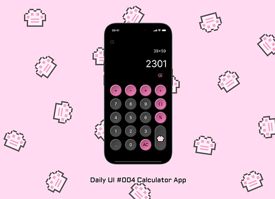 Daily UI #004 Calculator App app app design branding dailyui graphic design ui ui component ux