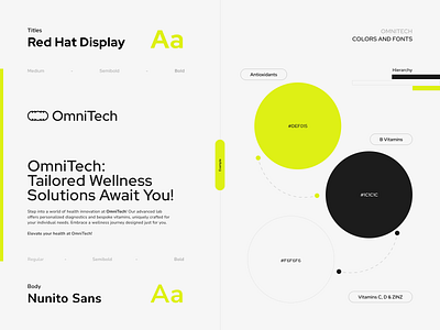 Omnitech - Brand Design for Healthcare Platform agencia de branding brand animation brand board brand deck brand design brand page brand pattern brand website design branding branding inspiration branding template branding ui cool branding corporate branding creative brand design digital branding healthcare branding modern brand identity rebrand tech branding