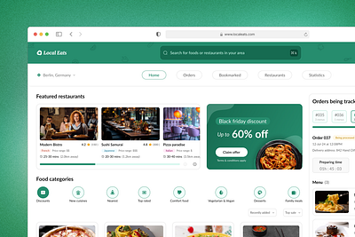 Food delivery web app food food delivery ui uidesign uiux uxdesign web app