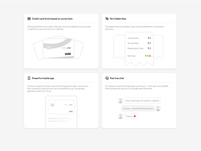 Features section for Cashout ui