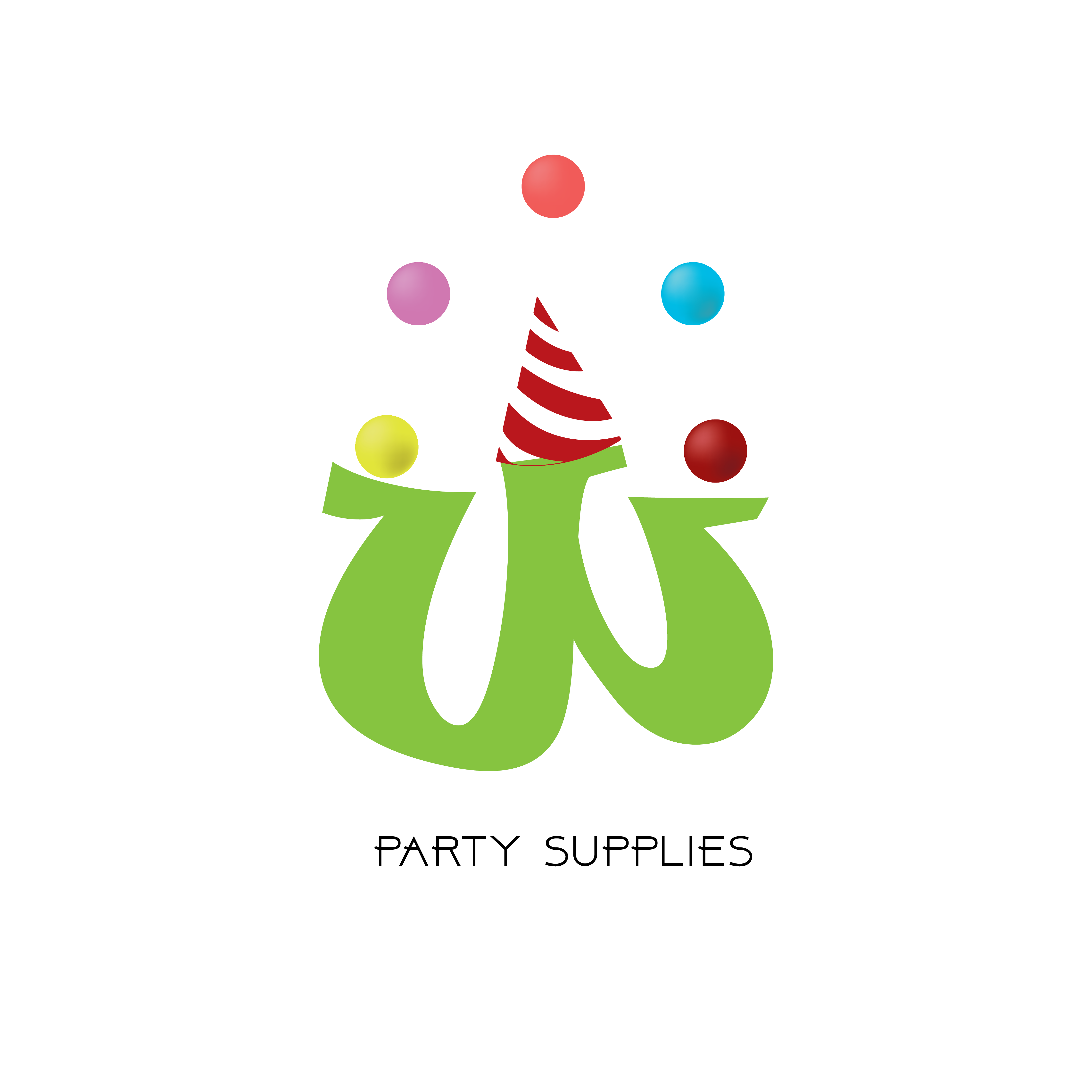 Logo Design | Party Supplies branding btranding design graphic design illustration logo partysupplieslogo typography vector