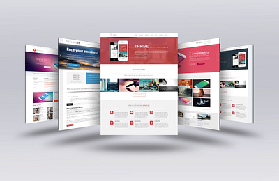 3D Web Page Presentation V2 template