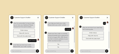 Daily UI Challenge #013 app chat chatbot customersupport dailyui dailyui013 day013 design directmessage message ui uiux ux webdesign