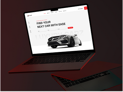 Cars Platform Web Design branding graphic design ui