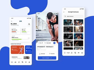 Fitness Mobile App UI/UX Design design android android app design app app design app interface app interface designer app ui design app ui designer application design apps ui design fitnes app ios iphone mobile mobile app mobile app design mobile applications design mobile ui mobile ui designer