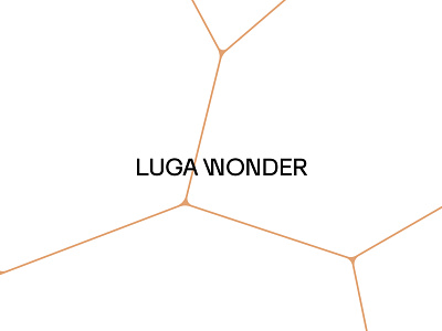 Luga Wonder beauty product brand branding creme health logo logotype typography visual identity