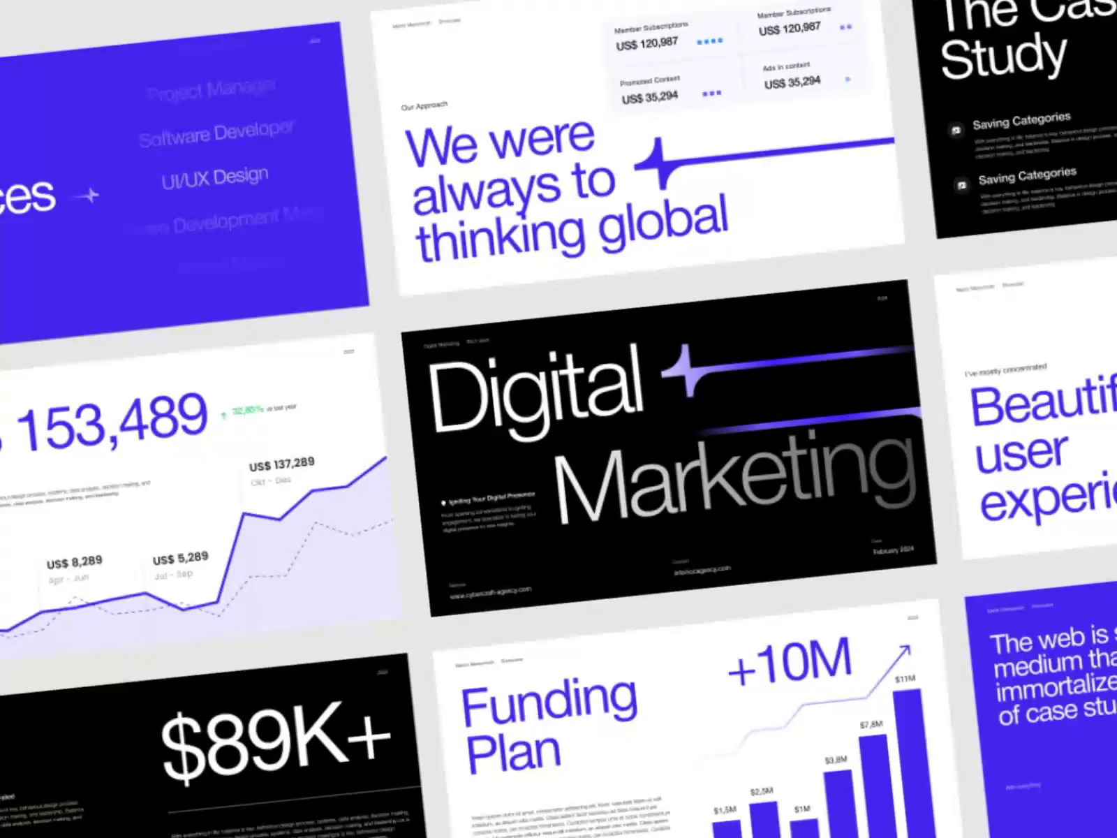 Example of Presentation deck marketing