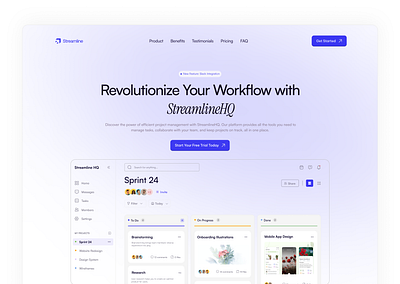 Streamline Website design figma productdesign ui ux website