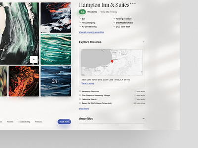Booking Hotel Details app design booking booking design booking detail branding clean design hotel hotel website listing design minimal minimalist platform design travel platform travel website ui ux web app web app design web design