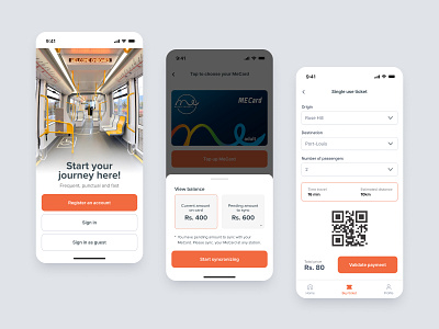 Metro Express Application app design metro metro mobile application mobile popular shot ticket service transportation travel ui user experience user interface ux