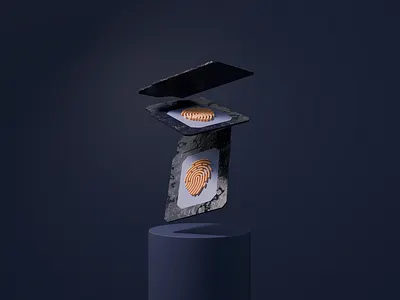 KYC 3d abstract animation api branding dark illustraition kyc user awaverness