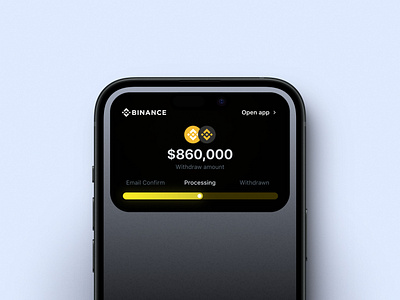 Dynamic island Crypto app apple crypto dynamic dynamicisland finacial fintech ux wallet