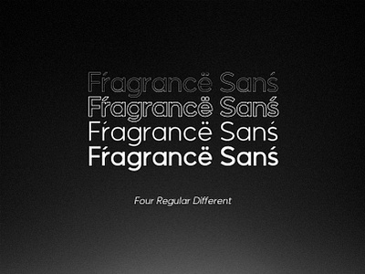 Fragrance Sans Font Four Regular Different beauty branding company design fashion font illustration inspiration jrraystudio magazine new regular font sans serif serif trendy typography