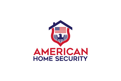 Home Security Logo americanbrand americanflag best logo designer branding design eaglesymbol graphic design homesecurity illustration logo logo design logo maker minimalist modernlogodesign patriotism protectyourhome safetyfirst securitylogo shielddesign