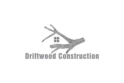 Driftwood logo branding constructionlogo craftsmanship driftwooddesign ecofriendlyconstruction graphic design homebuilding logo minimalistlogo modernrusticdesign naturalmaterials rusticdesign sustainablebuilding