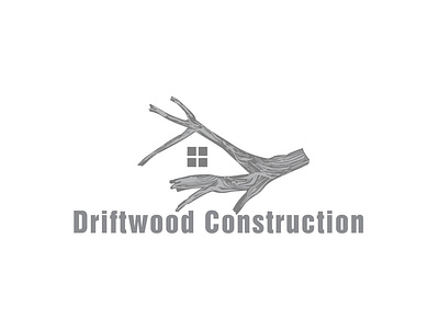 Driftwood logo branding constructionlogo craftsmanship driftwooddesign ecofriendlyconstruction graphic design homebuilding logo minimalistlogo modernrusticdesign naturalmaterials rusticdesign sustainablebuilding