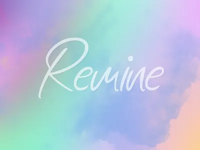 Remine with Abstract Background abtract beauty branding design fashion font handwritten handwritting inspiration jrraystudio magazine new remine script font typography