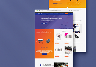 Fedar - B2B Ecommerce website design & development design ecommerce graphic design webdesign