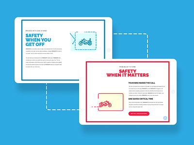 Ridesafe - web design branding product design web design