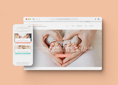 Perinatkrisz - Prebirth consulting website design & development branding graphic design logo ui