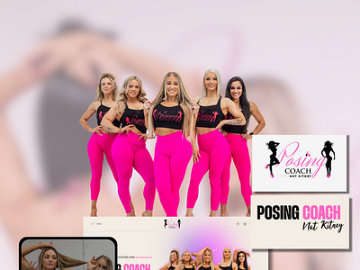 Posing Coach Website Design Inspiration addy design begins design inspiration designer website fitness website landing page design posing coach website posing landing page design posing website uiux website redesign