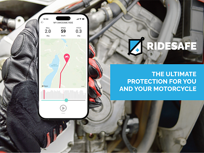 Ridesafe - presentation slide app design graphic design product design ui ui design