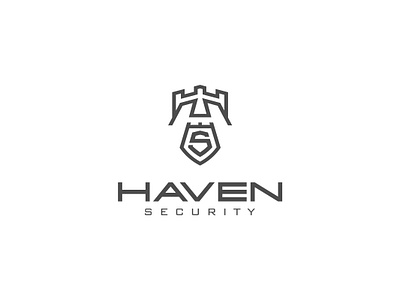 Haven Security a logo branding design graphic design haven haven logo illustration logo s logo typography vector