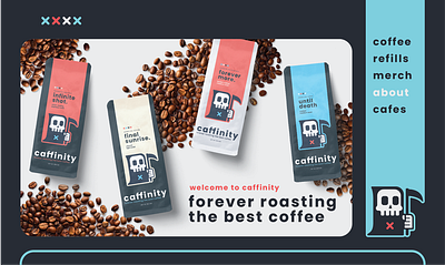 Coffee Packaging barista branding brew cbk coffee coffee bag creative espresso graphic design grimm reaper grind logo packaging playful ui ux visual identity webdesign