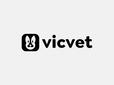 Vicvet logo design applogo branding design dog dog logo graphic design illustration logo logo design logodesign logoinspire love pet