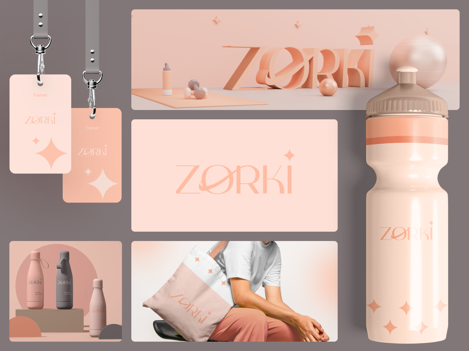 Logo design ZORKI animation branding design graphic design illustration logo motion graphics typography vector