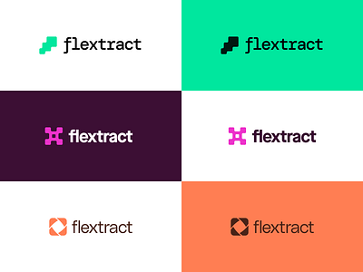 Flextract Logo Options saas