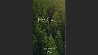 Recycling app with gamification