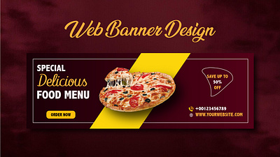 WebBanner Design identity logo logo design logo type social media post social media post design visual identity web banner