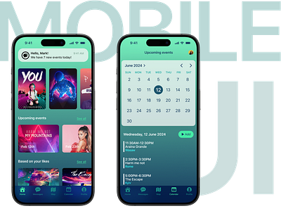 Mobile UI design graphic design hig higmobile higui mobile mobiledesign mobileui mobileuiuxdesign typography ui uiux uiuxdesign ux