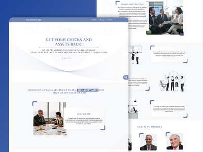 Tautology LLC Website Design figma website fintech website itr website landing page tax website webiste