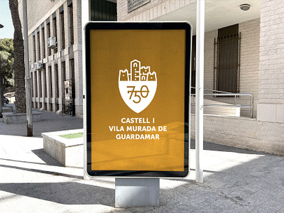 750 Aniversari Castell i Vila Murada de Guardamar - Branding branding church design graphic design illutration logo motion graphics stone vector wall