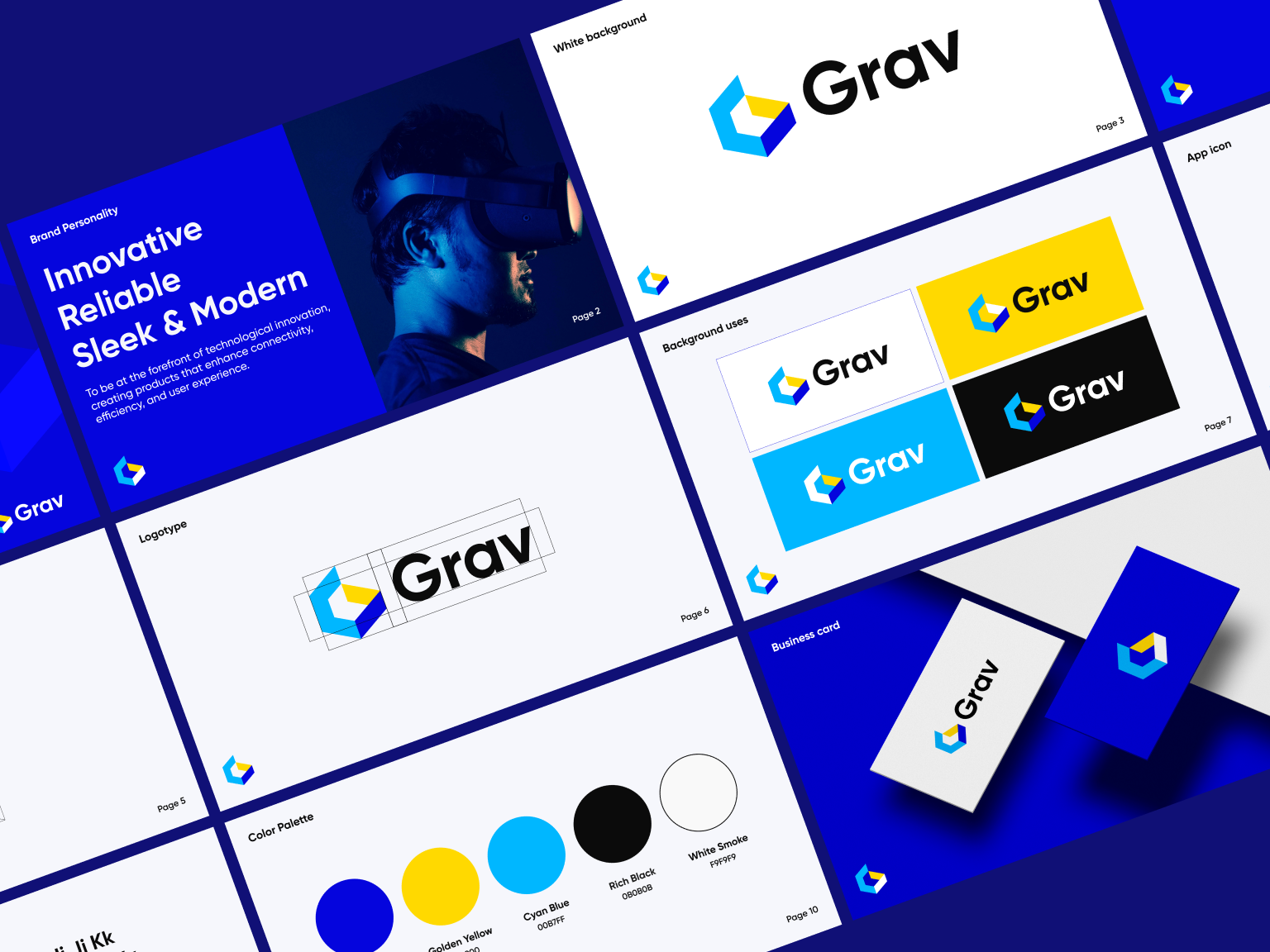 Example of Modern Minimalist Logo & Brand Identity