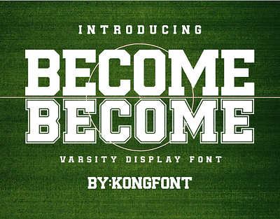 Become - Modern Sport Font 3d animation branding design font graphic design handwritten illustration italic logo logotype motion graphics script typeface ui