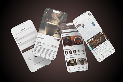 Coffe Order App app app design branding coffe app coffe app design design e commerce e commerce app figma figma app design illustration order app ui ui app design ui design ux ux design website design