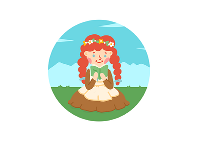 Anne with An E anne cute design digital illustration graphic design illustration netflix