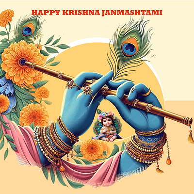 Krishna Janmashtami design