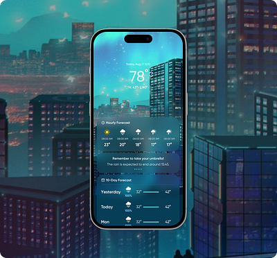 #DailyUI Challenge 037 - Weather Design dailyuichallenge037 ui ux weatherapp