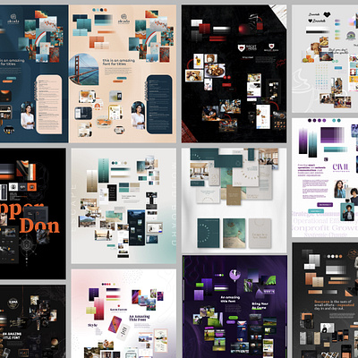 Mood Board Study board design example graphic graphic design mood mood board moodboard project reference study ui ux web web design