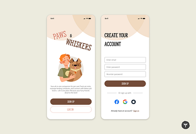 Daily UI #1 branding ui