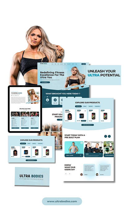 Fitness Website Design Inspiration addy design addy design begins branding fitness bodies fitness brand fitness brand designer fitness branding fitness coach fitness coach website fitness website fitness website design posing coach ultabodies website ultra bodies