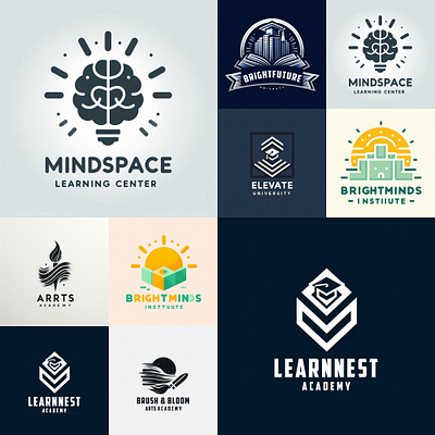 Education Logo & Brand Guidelines I Logo Design branding design design education logo logo logo design logos logotyp