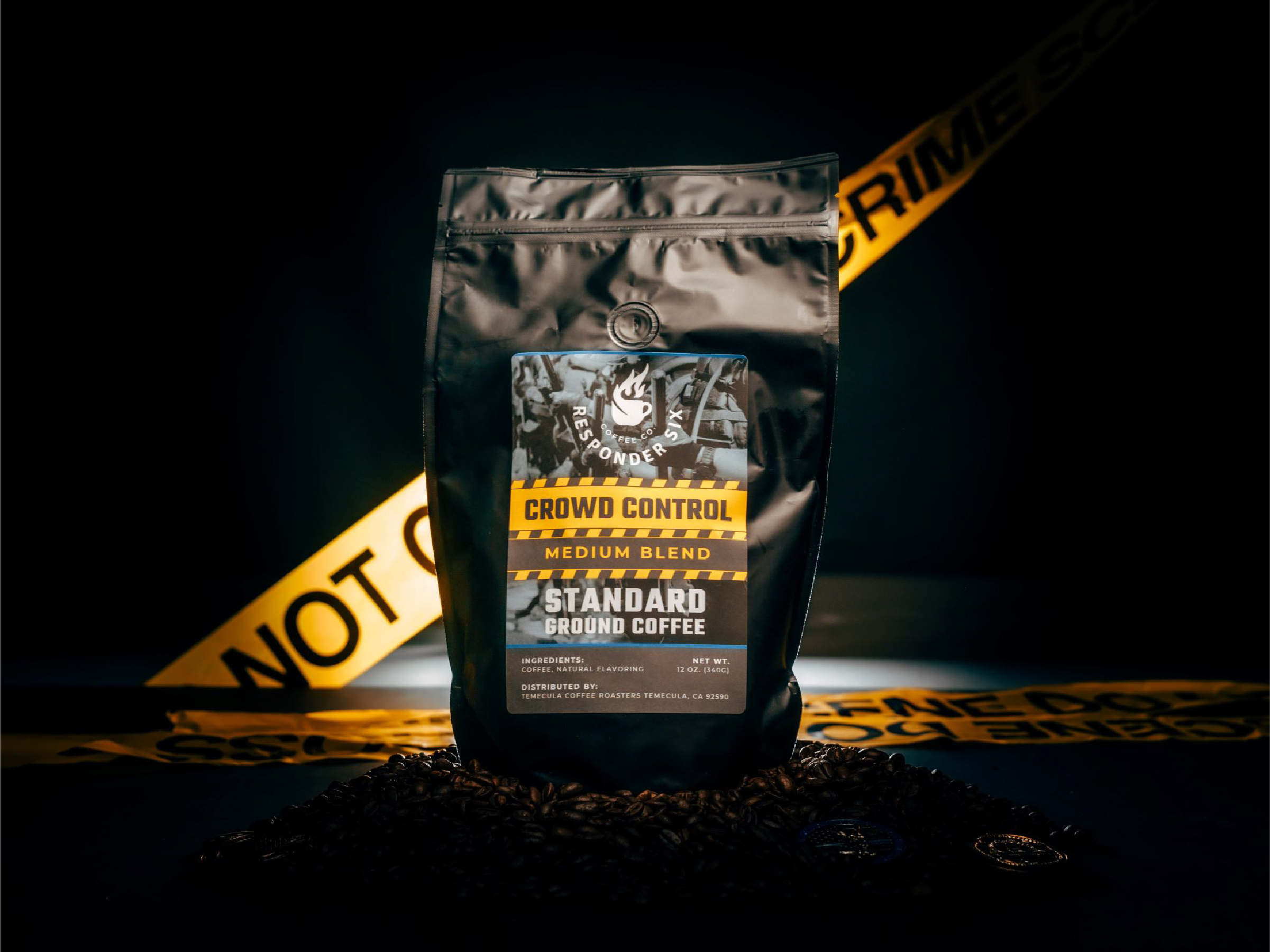 Responder Six - Branded Packaging brand branding clean coffee coffee label design fireman first responder graphic design illustration layout minimal nurse packaging photo photography police product product photography vector