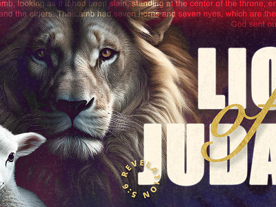 Sermon Series of the Week "Lion of Judah" ✨ church graphics church marketing illustration logo photoshop sermon series